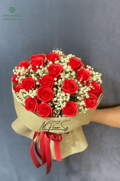 Bó Hoa Hồng Đỏ Ecuador